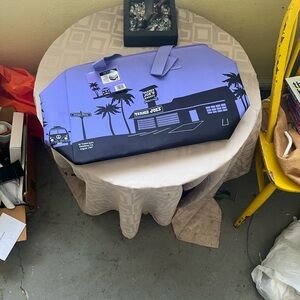 Trader Joe's Purple and Black Reusable Tote